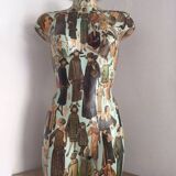 Mannequin Bust of Woman Decorative Art Nouveau Elegant 1920 Handcrafted Design
