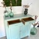 Parisian buffet green mint