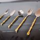 Brutalist dessert cutlery set by David Marshall, Spain, 1970