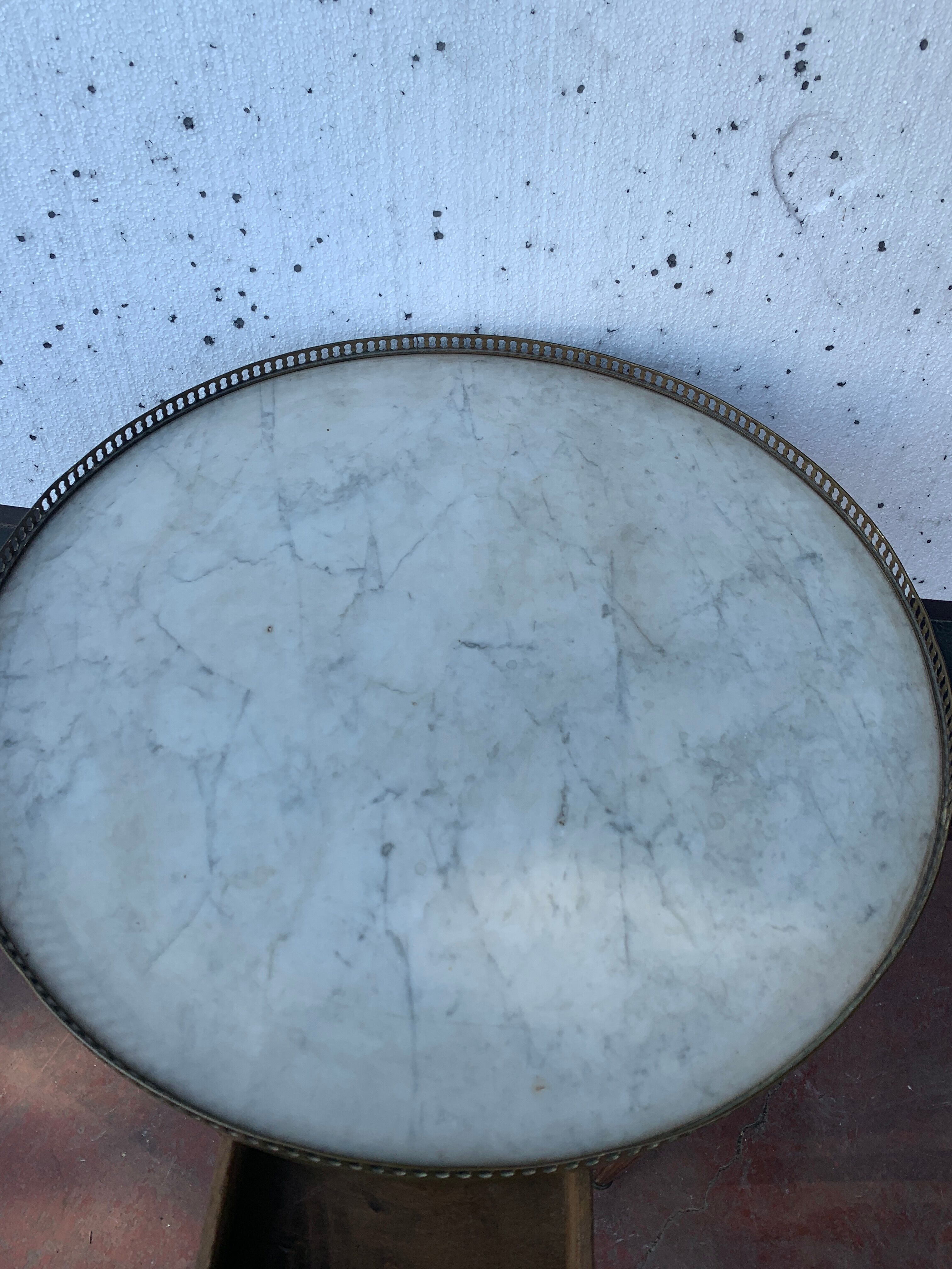 Louis XVI style bouillote table in mahogany XIX century