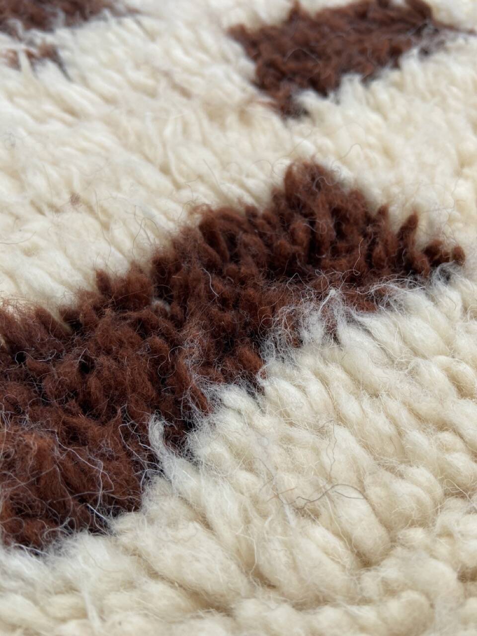 Large contemporary Moroccan Berber rug modern wool design