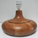 Solid wood lamp foot circular design 90s