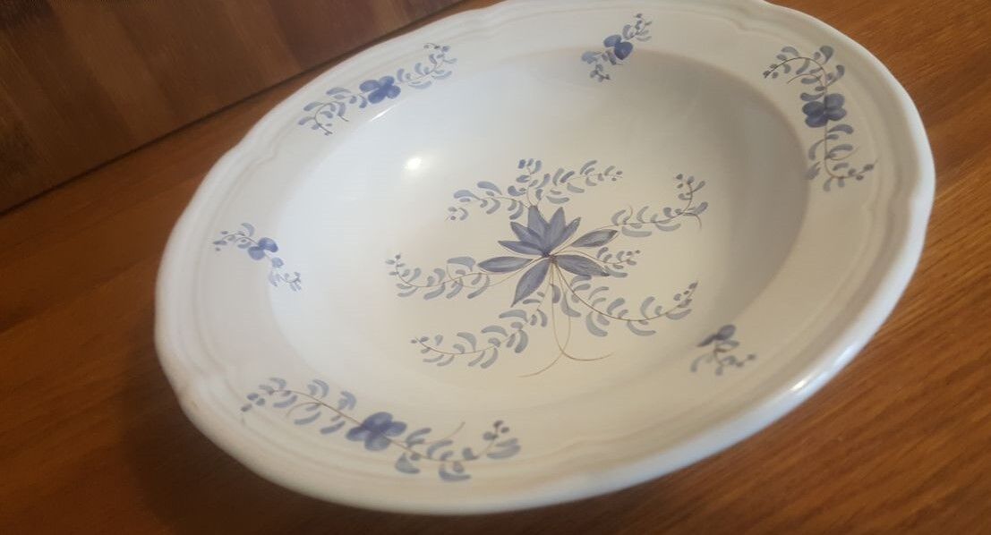 Hollow earthenware plate from Pornic MBFA Wallis