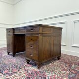 Classic English Desk with Black Inlay