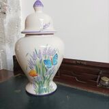 Large Potiche vase with lid