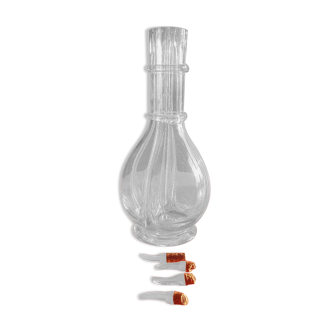4-compartment decanter bottle