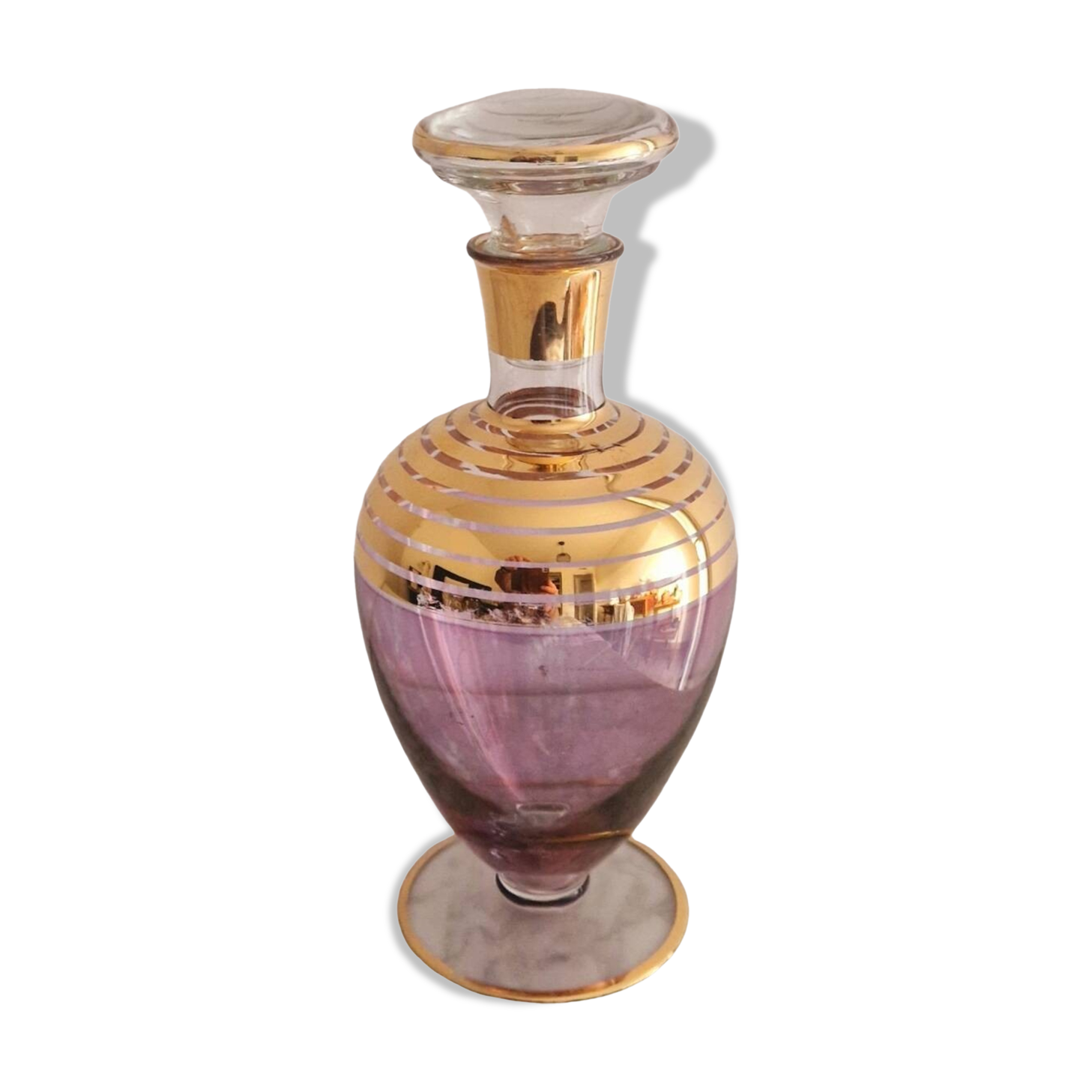 Carafe à liqueur verre soufflé