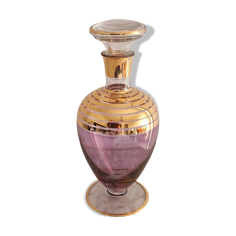 Blown glass liqueur carafe