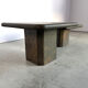Vintage brutalist slate stone nesting by Laub, 1980s