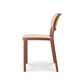 Colorful retro canework look chair