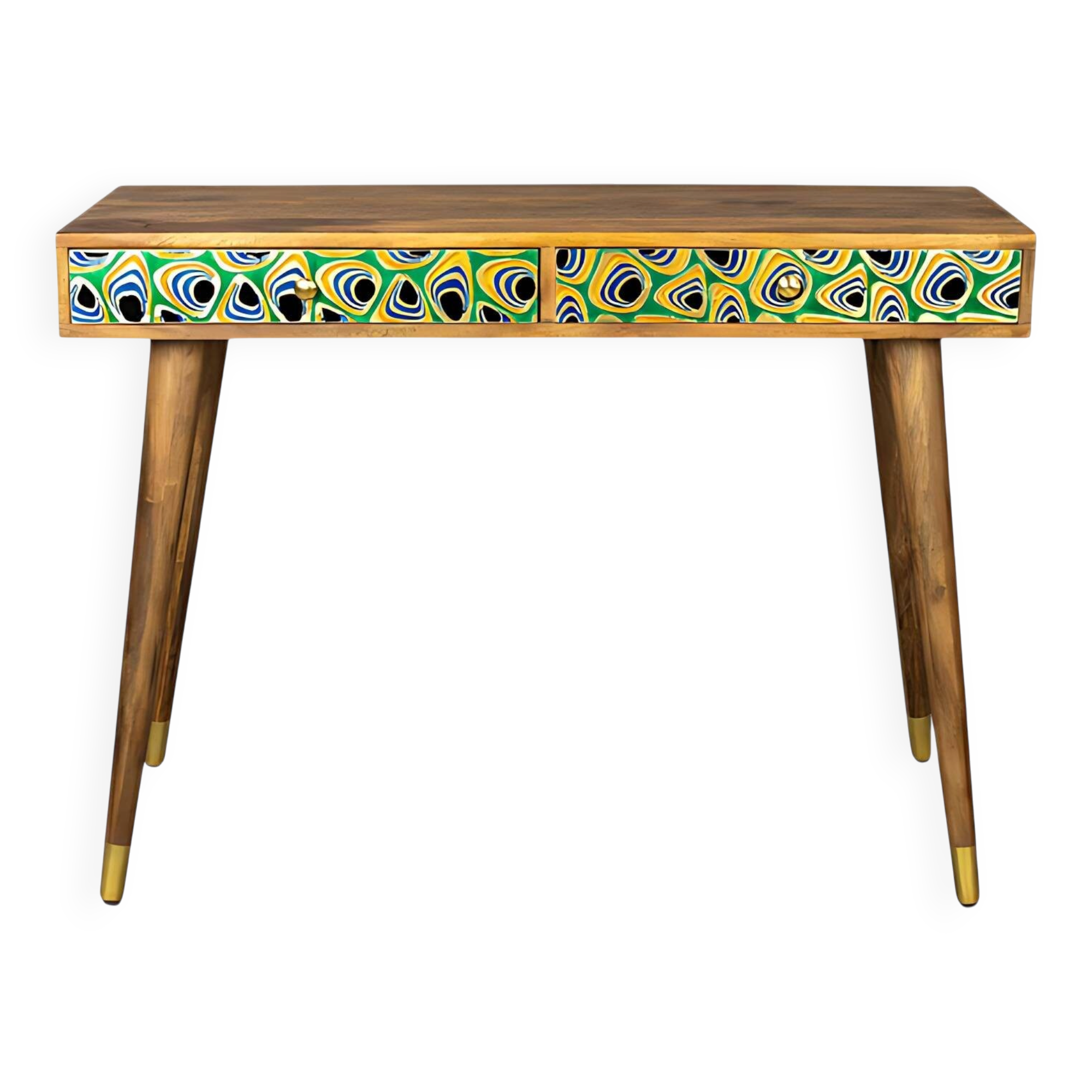 Rectangular coffee table Dutch Bone Meena in wood