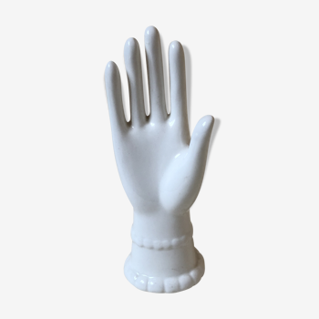 White porcelain hand