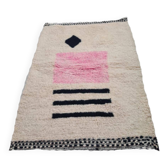 Handmade wool Berber rug 150 x 100 CM