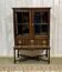 English mahogany display cabinet, late 19th century