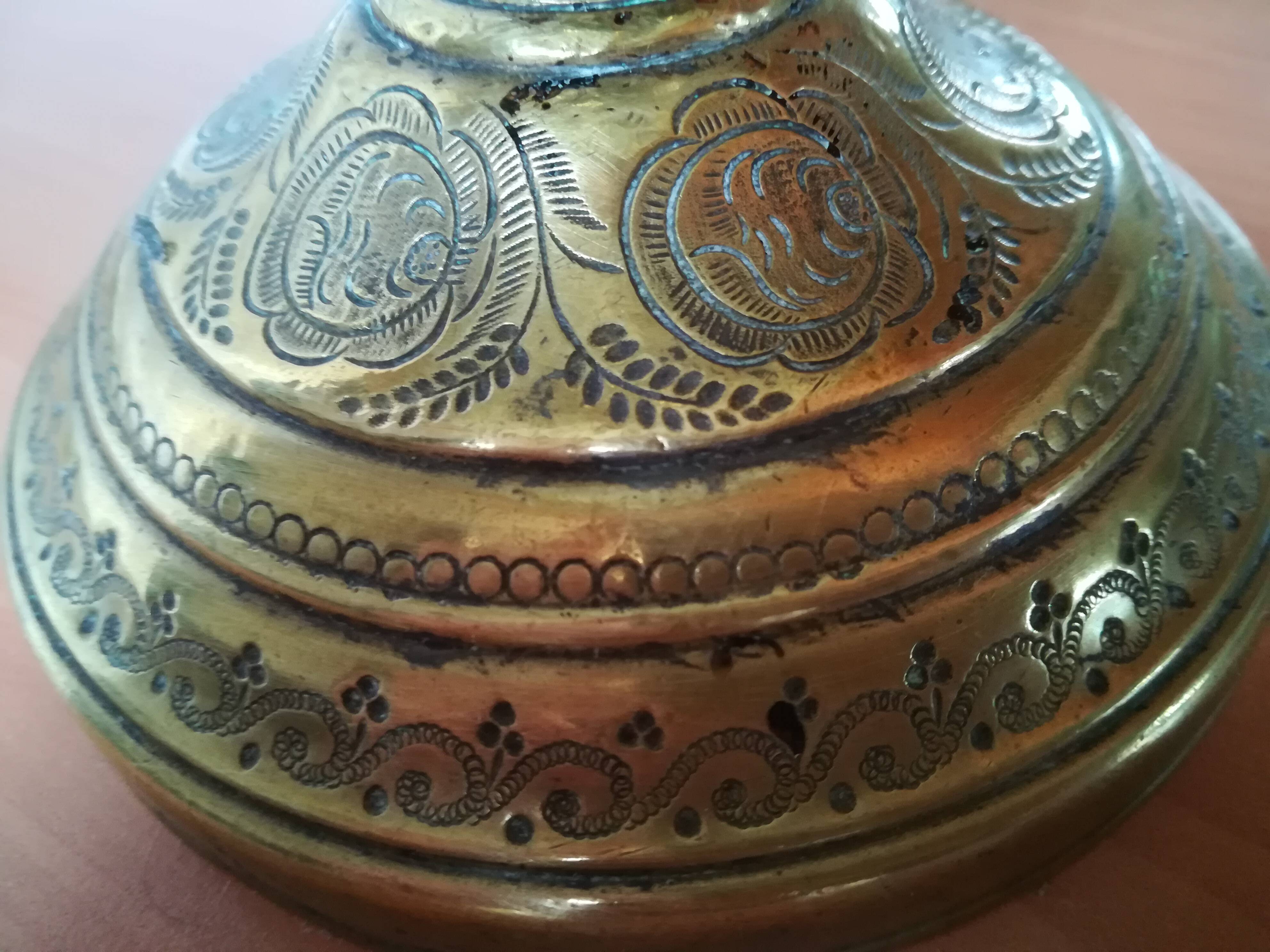 Vintage brass desk lamp