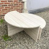 Table basse en travertin, Up&up ronde