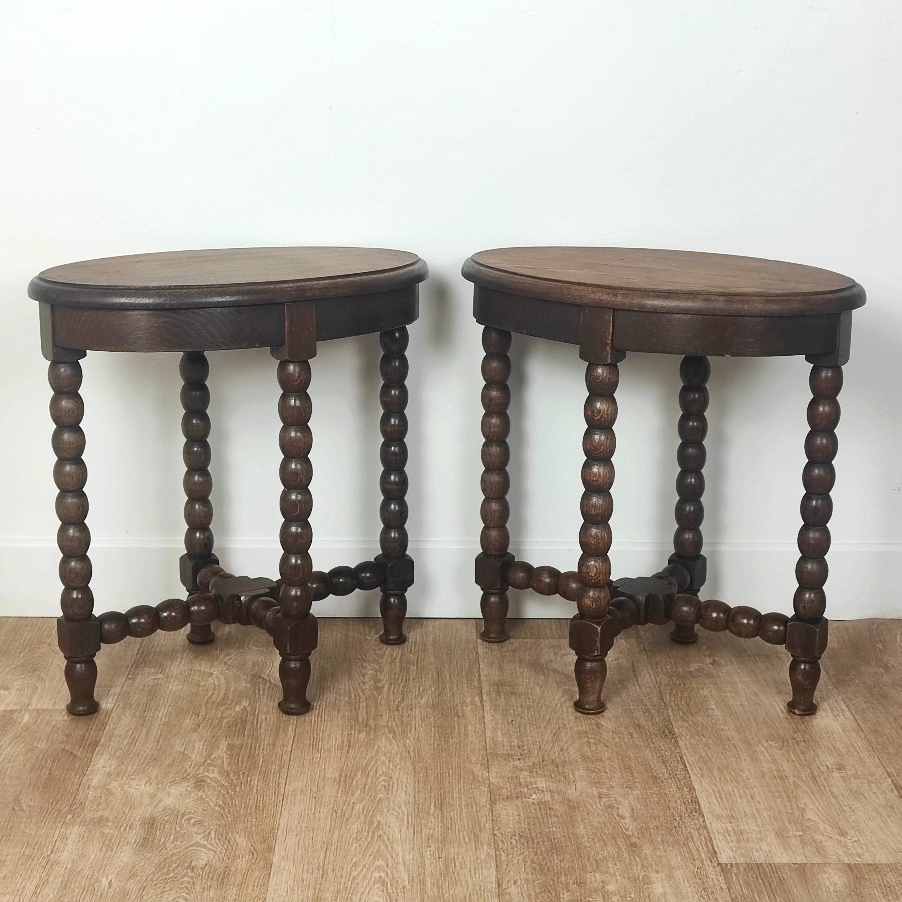 Louis XIII style side tables/end tables