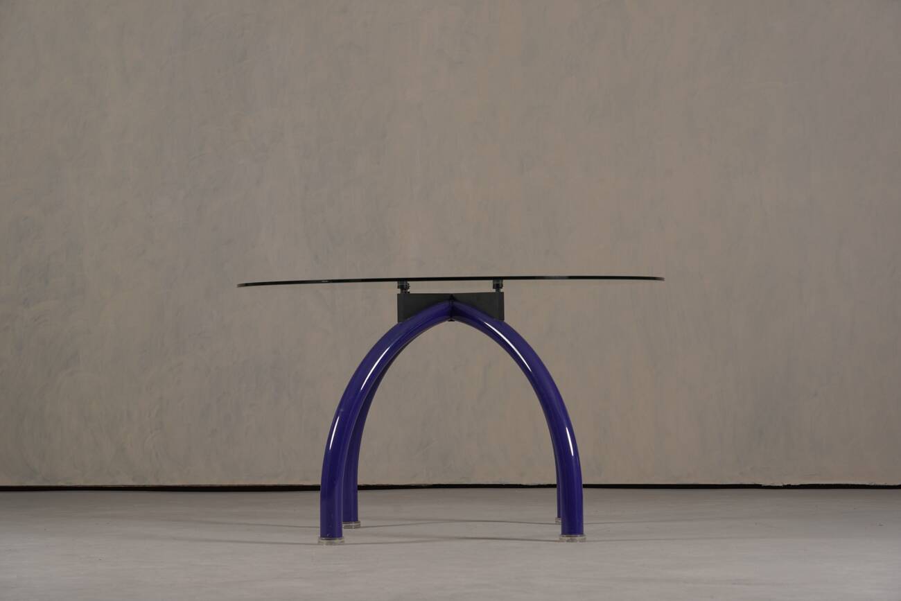 Post-modern Spyder table by Ettore Sottsass for Knoll, Italy, 1980s