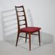 Lot de 6 chaises de salle à manger en teck de design danois des années 1960 par Nils Koefoed – Modèle LIS