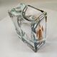 1960s rectangular ashtray or catch-all in Murano glass by Pagnin & Bon with handcrafted 24k gold finishing. Made in Italy.