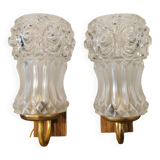 Pair of vintage 60s wall lights
