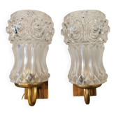 Pair of vintage 60s wall lights
