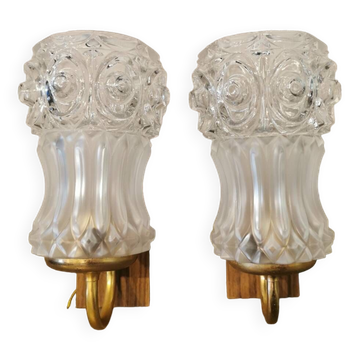 Pair of vintage 60s wall lights
