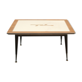 Adjustable coffee table formica 1950