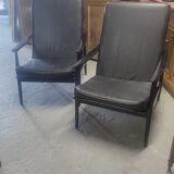 Pair of THONET armchairs boomerang model