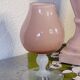 Opaline pink vase