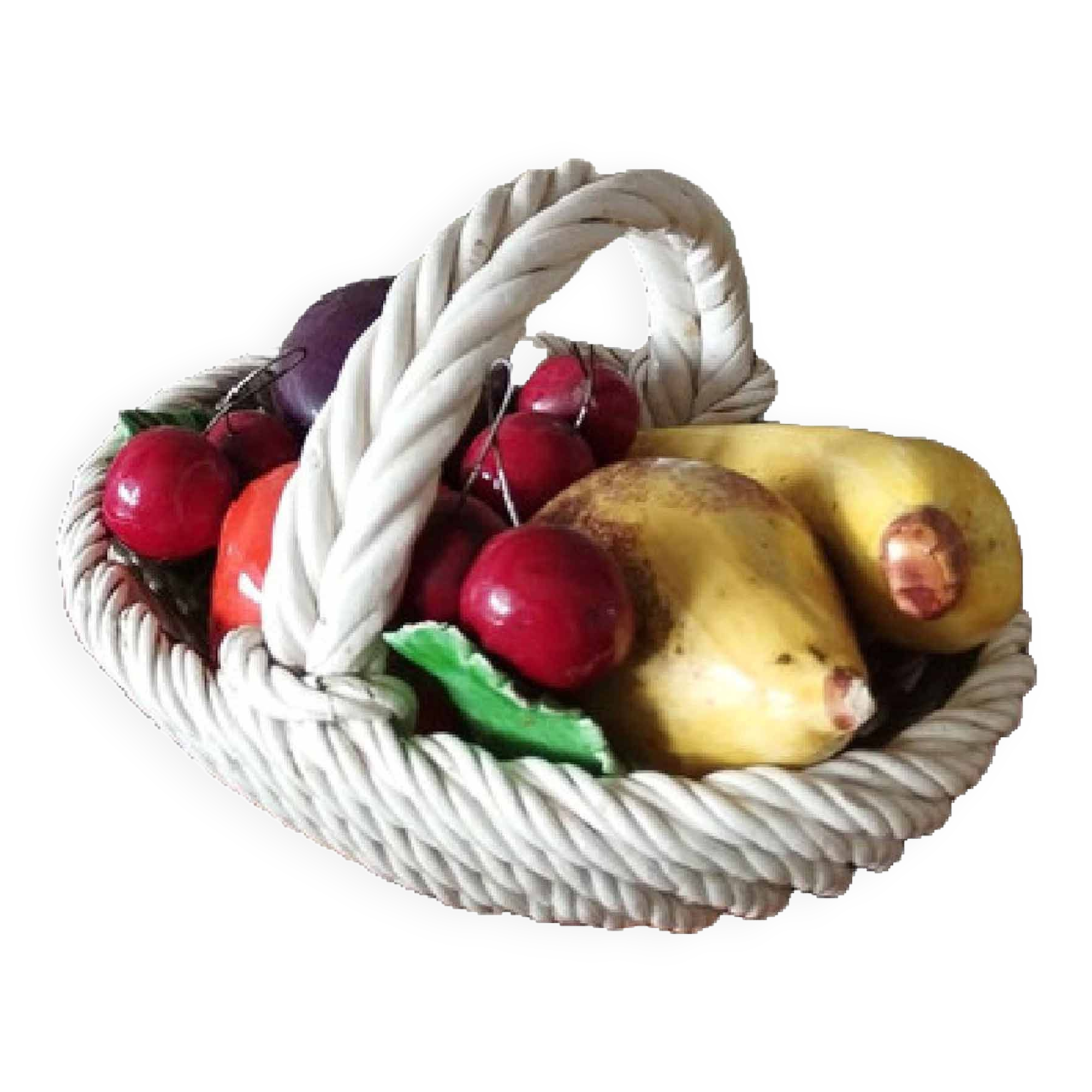 Vintage Ceramic Fruit Basket