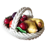 Vintage Ceramic Fruit Basket