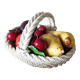 Vintage Ceramic Fruit Basket