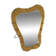 Italian table mirror in gilded wood, 1950s