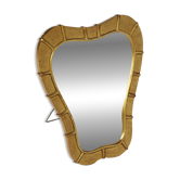 Italian table mirror in gilded wood, 1950s
