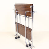 Folding serving in chromed metal vintagedanois