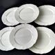 6 asparagus plates in Pillivuyt porcelain