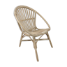 Rattan shell armchair