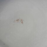 Compote bowl in opaque Gien porcelain, Austerlitz model Terre de fer diam.