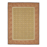 Handmade European Vintage Aubusson Kilim 264 cm x 353 cm