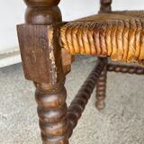 Paire de fauteuils perlés