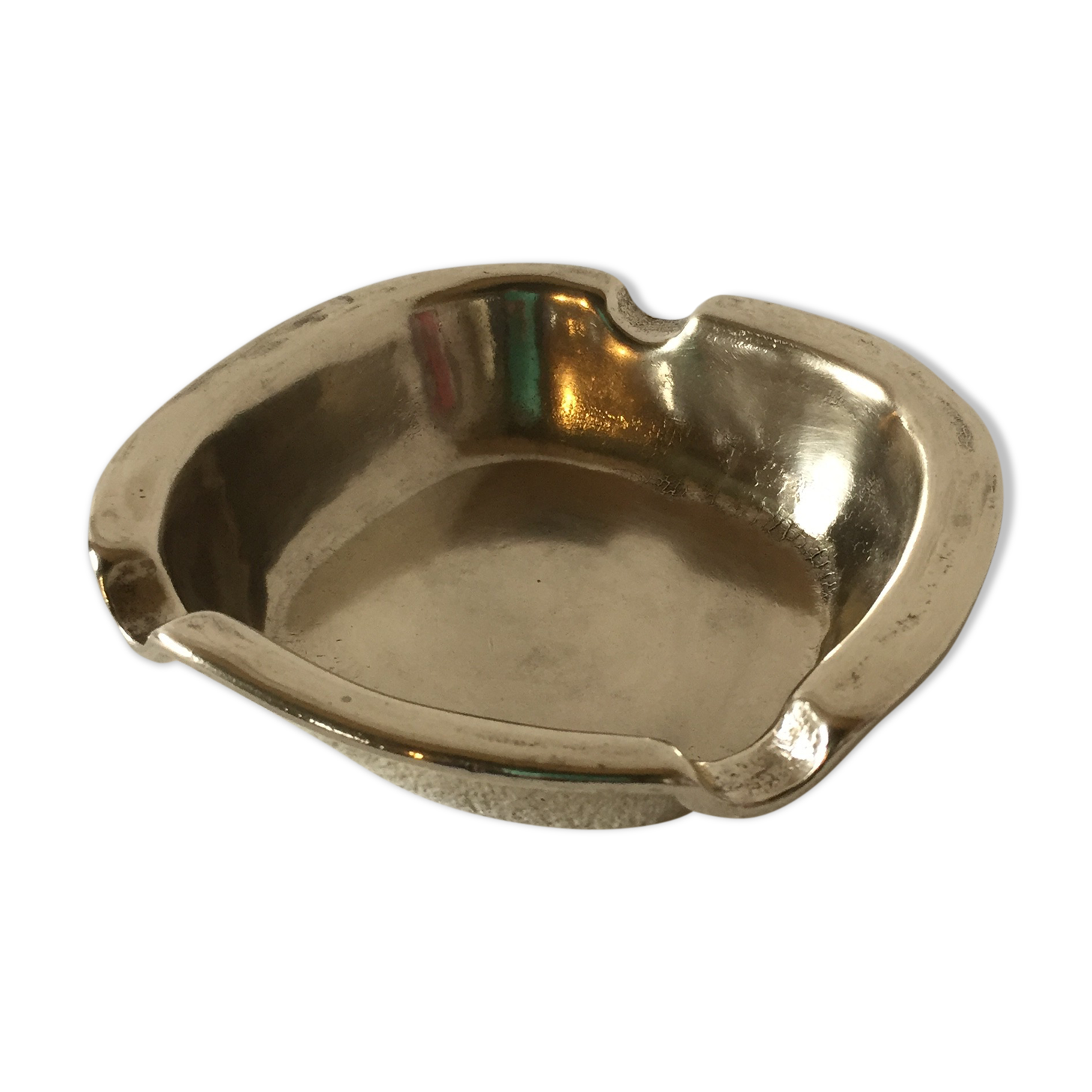Vintage brass ashtray