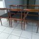Suite of 6 chairs in Teck Denmark K.S vintage 1960