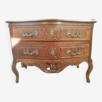 Commode provencale d'époque XVIII en noyer en bon état