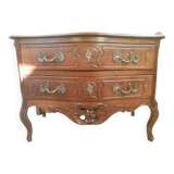 Provencal chest of drawers from the 18th century in walnut in good condition