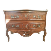 Commode provencale d'époque XVIII en noyer en bon état