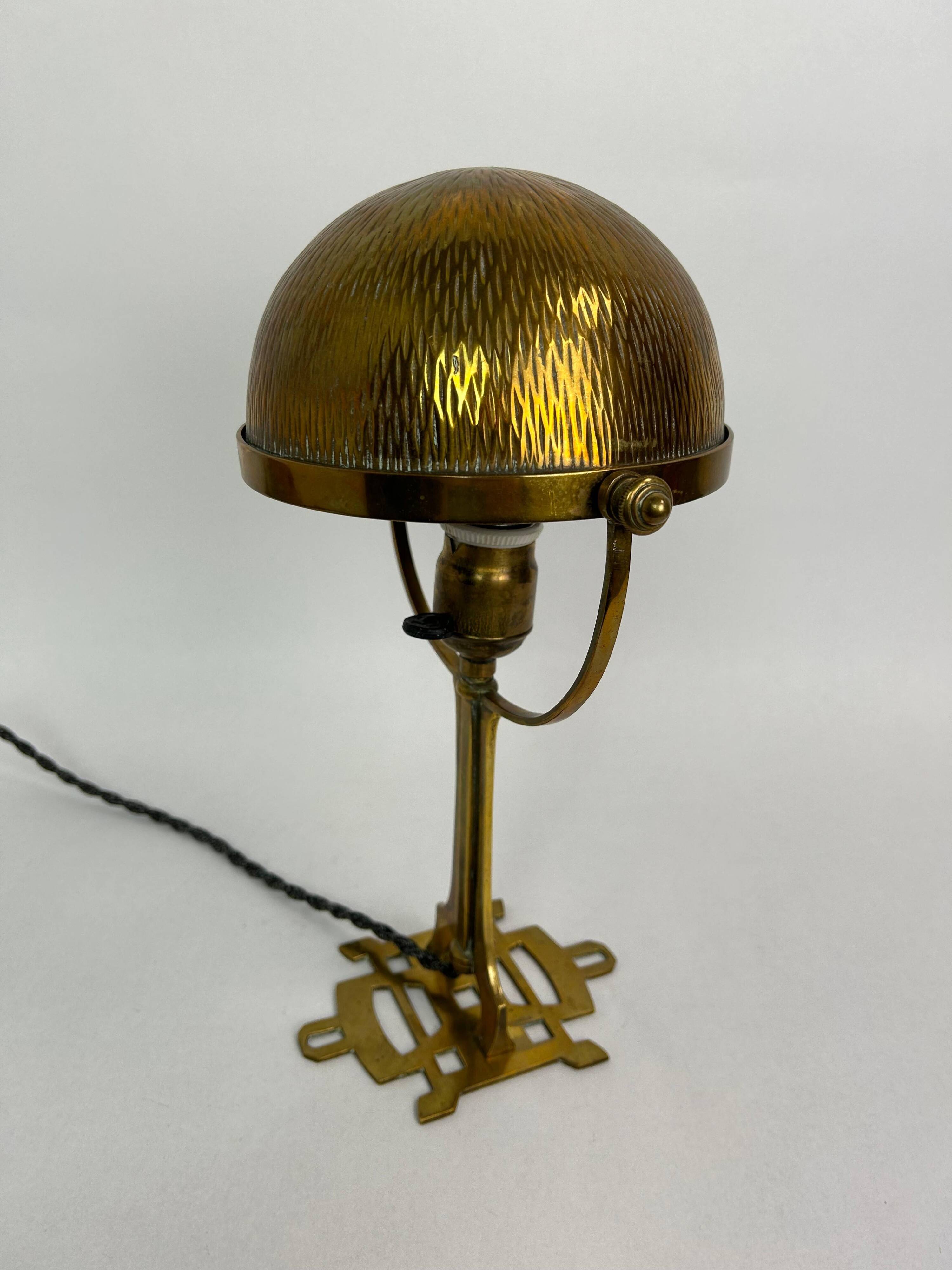 Mushroom desk lamp Art Nouveau