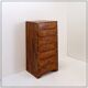 Commode 7 tiroirs en bois style milieu XXème