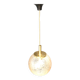 Globe pendant light by Glashutte Limburg, 1960s