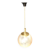 Globe pendant light by Glashutte Limburg, 1960s